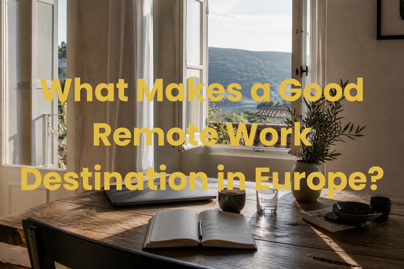 What Makes a Good Remote Work Destination in Europe?